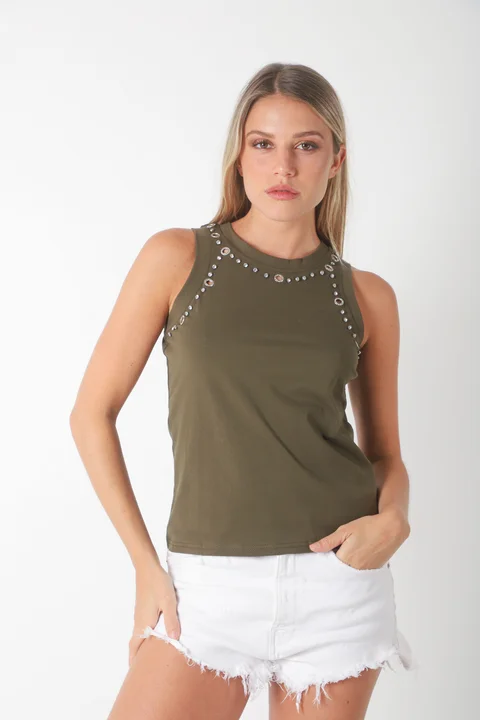 Musculosa EVELINA c/ Piedras GU5132