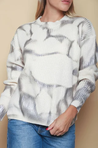 Sweater EDITH Tejido c/ Brillos GU64780 - Vista 4