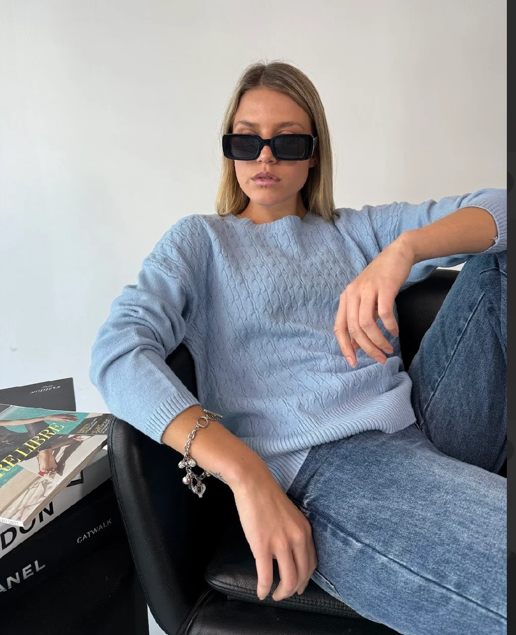 Maxi Sweater MADELEINE Bremer Trenzado GUL819