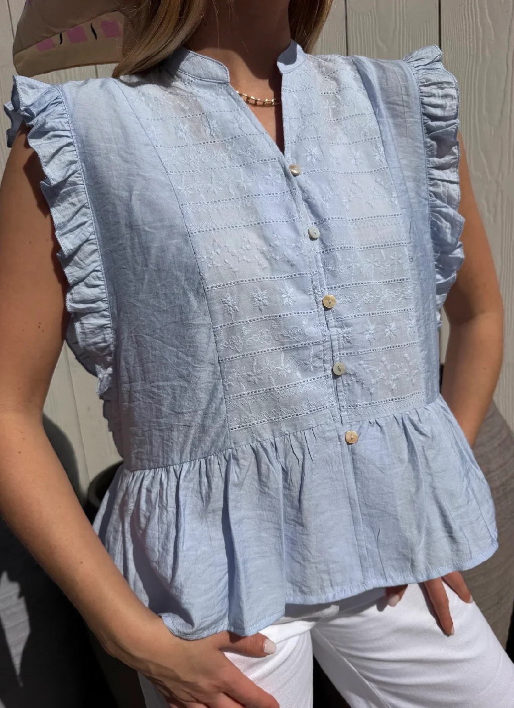 Blusa MURAI Broderie GUV54