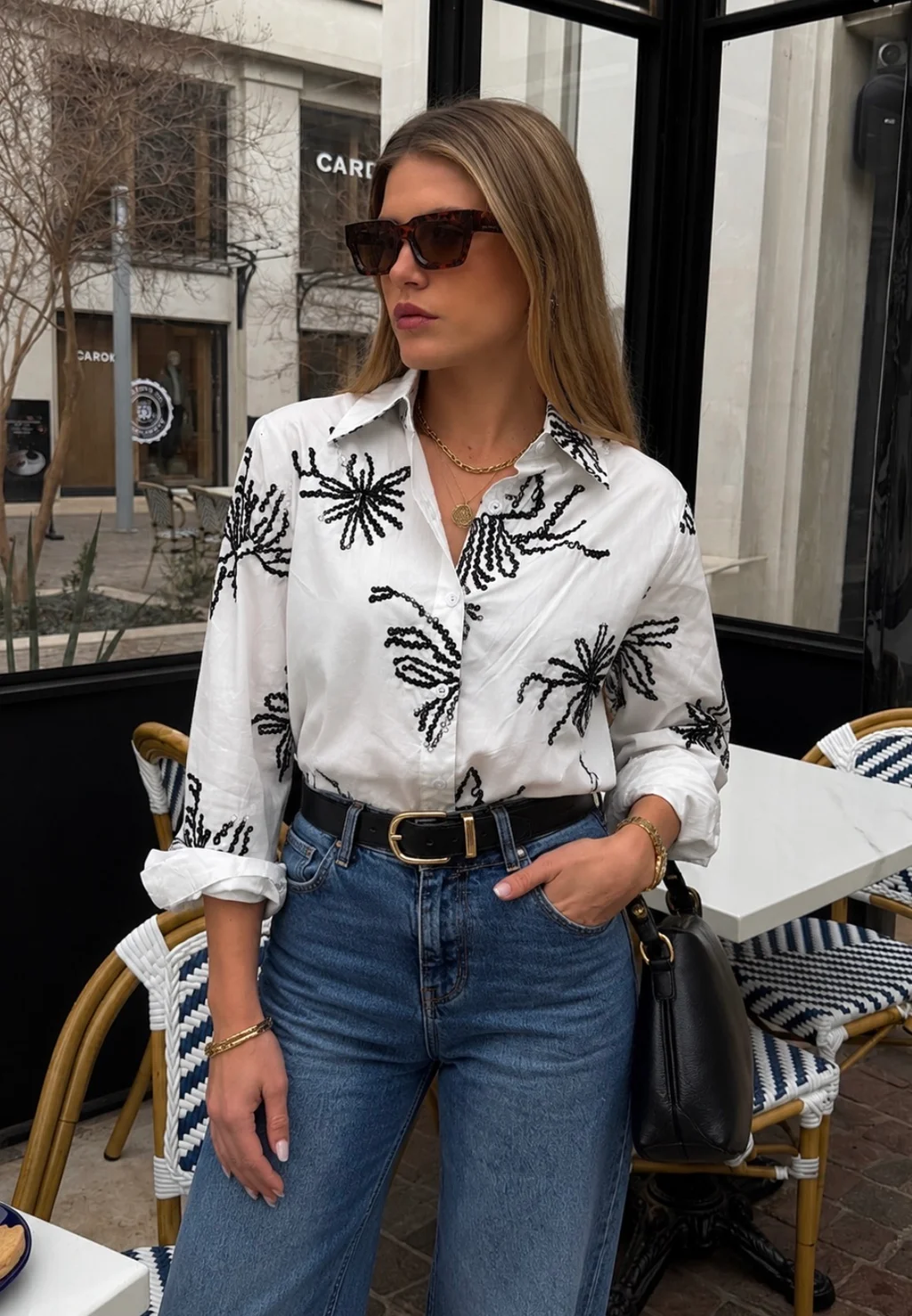 Camisa FLORENTINA Bordada GU278768