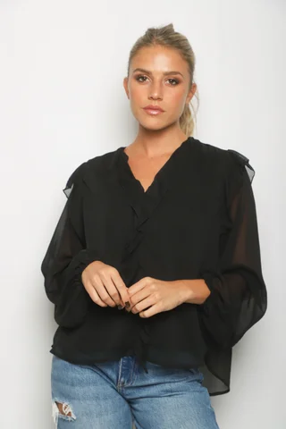 Blusa KIMBERLY Gasa GUK70279 - Vista 3