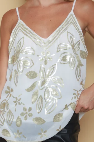 Musculosa REINIS Gasa c/canutillos GUK70130 - Vista 2