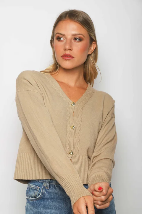 Saco Bremer MAVERICK con Botones Corazon Strass GUL621