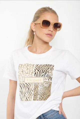 Remera ELEGANT C/ Apliques GUJ5222 - Vista 1