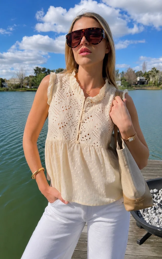 Blusa YUKI Broderie Bordada GU70210