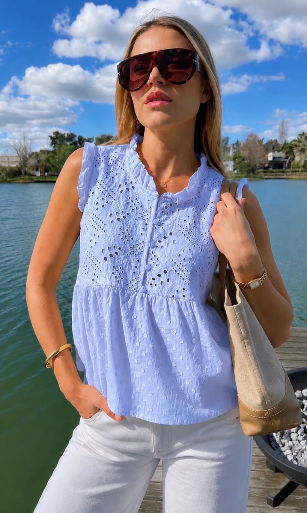 Blusa YUKI Broderie Bordada GU70210