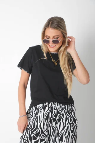 Remera KARTER de Jersey c/ Costura Contratono GU5206 - Vista 3