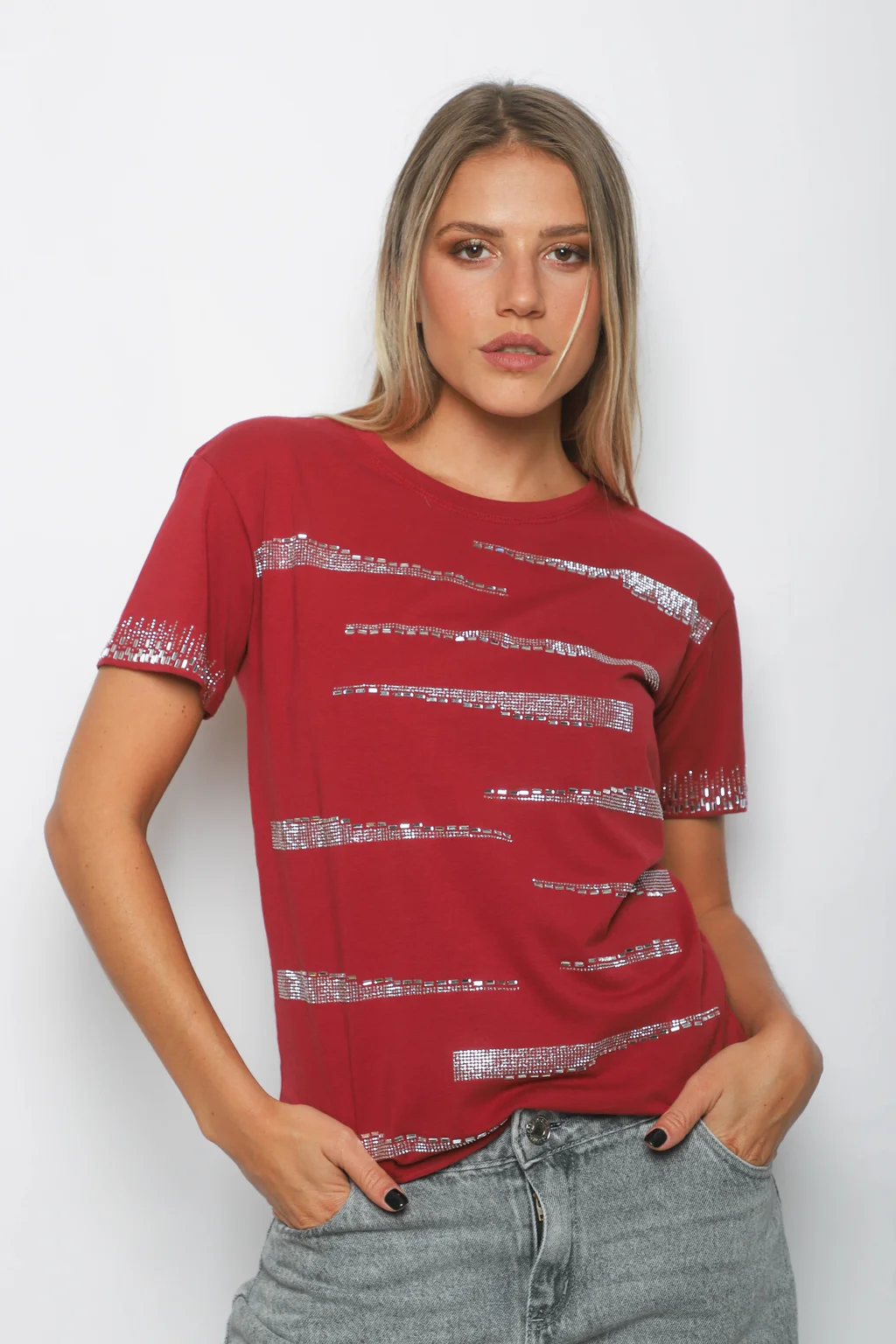 Remera SIDNEY c/strass GV919307