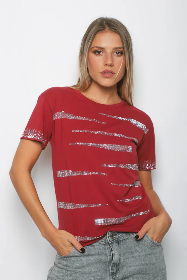 Remera SIDNEY c/strass GV919307