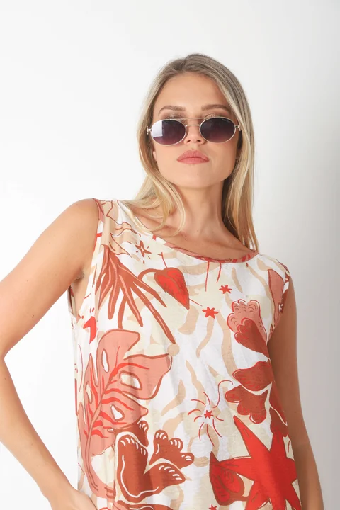 Vestido Weiss Caribean de Satin