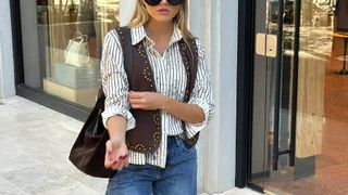 Chaleco RAWSON Gamuza Tachas GU70278 - Vista 3