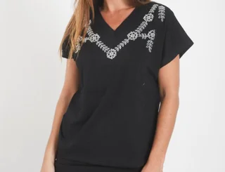 Remera KAITY Bordada c/ Canutillo GUK70166 - Vista 6