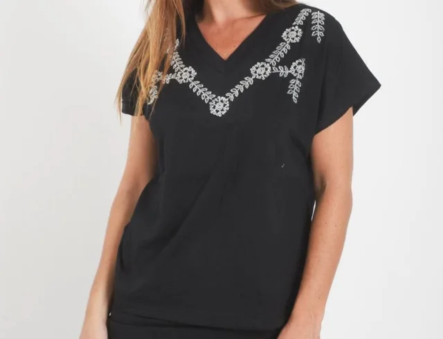 Remera KAITY Bordada c/ Canutillo GUK70166