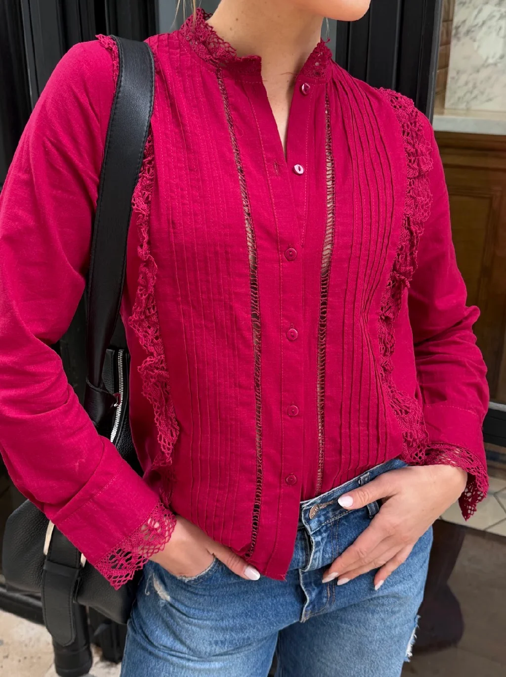 Camisa VANCY Tablitas LINO GUK68