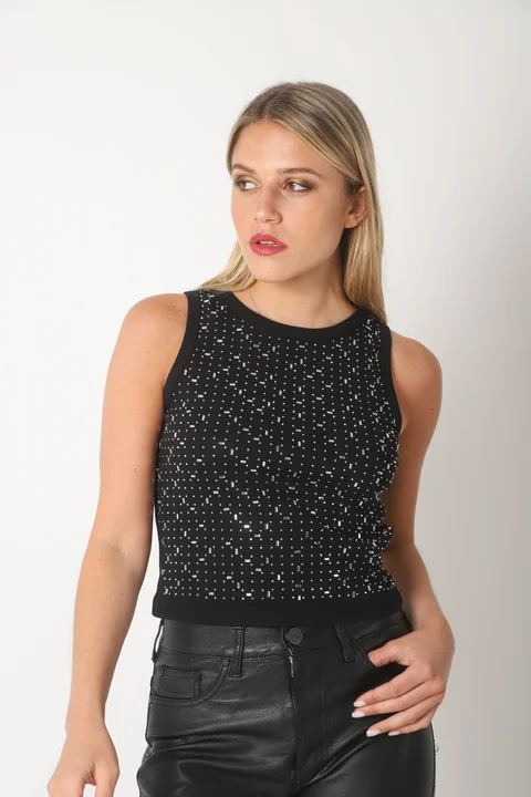 Musculosa MIRI c/ piedras GU2668