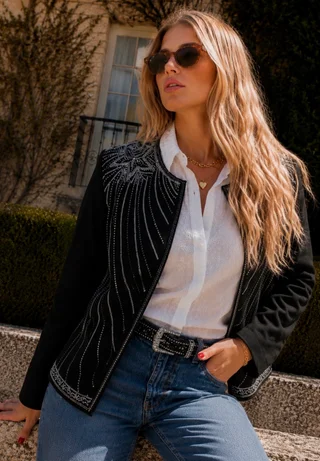 Chaqueta SUPER STAR LINO c/ Canutillos GU70247 - Vista 3