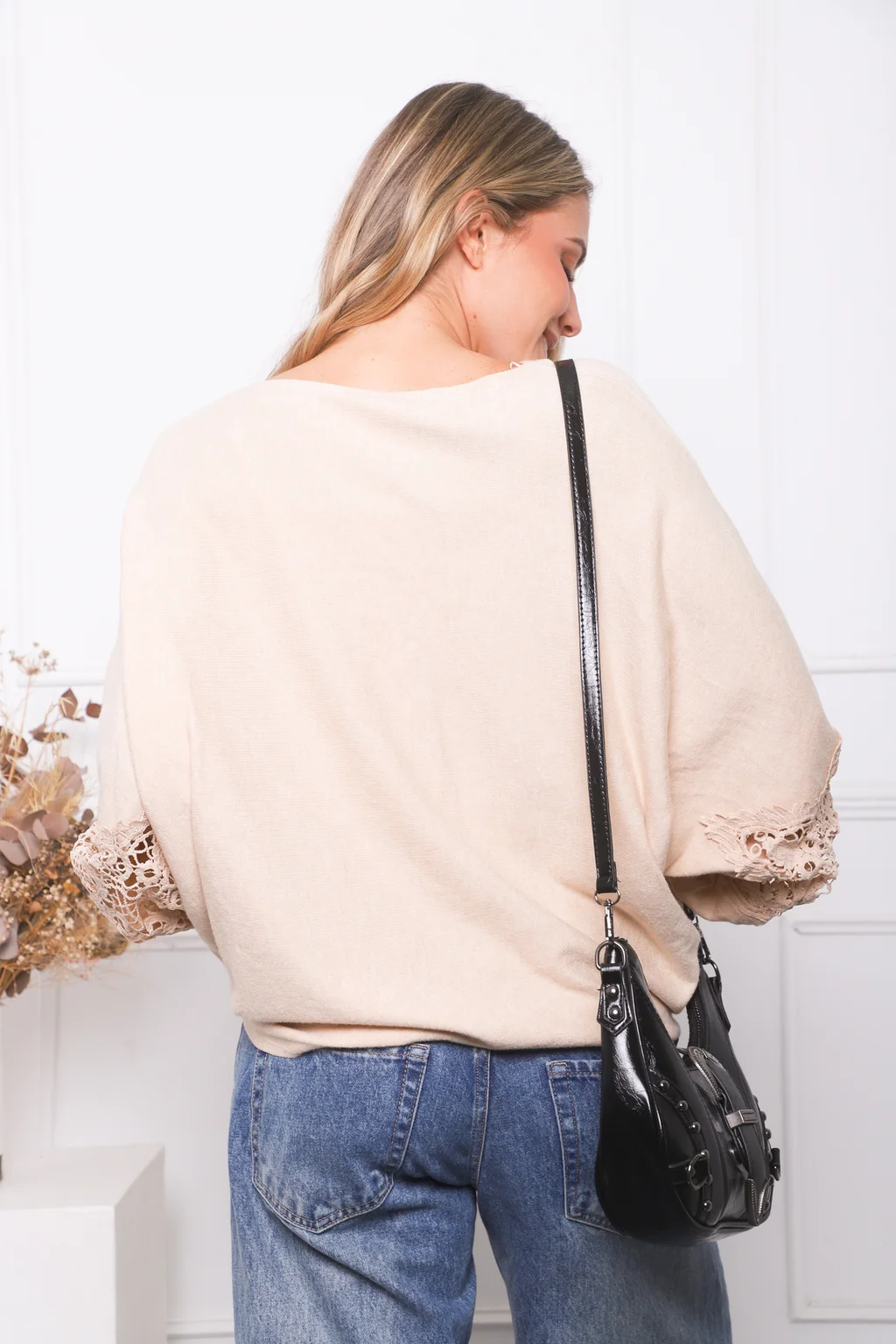 Sweater TUSCANY con Guipiur GU841