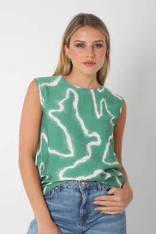 Musculosa KAROLA estampada GUK70151 - Vista 2