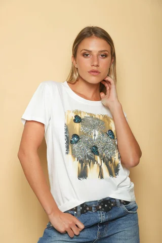 Remera Olive c/Lentejuelas GUJ5220 - Vista 5