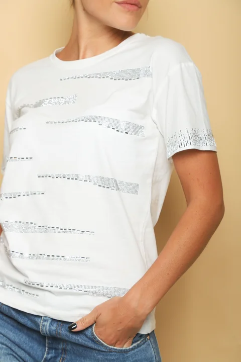 Remera SIDNEY c/strass GV919307