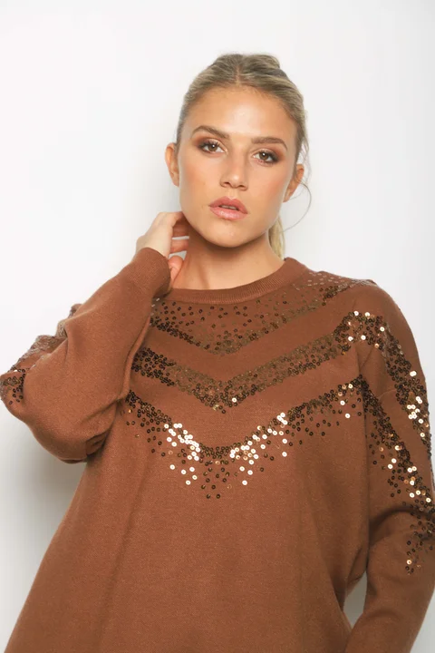 Sweater ANBAR c/ Brillos GU67701