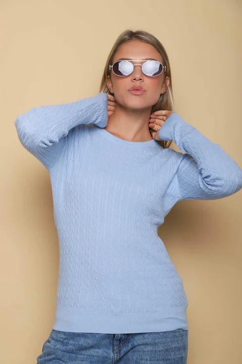Sweater KALU Trenzado Lurex GUL656