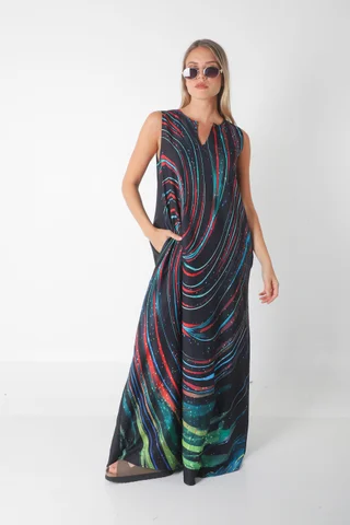 Vestido AURA DE COLORES GU259 - Vista 1