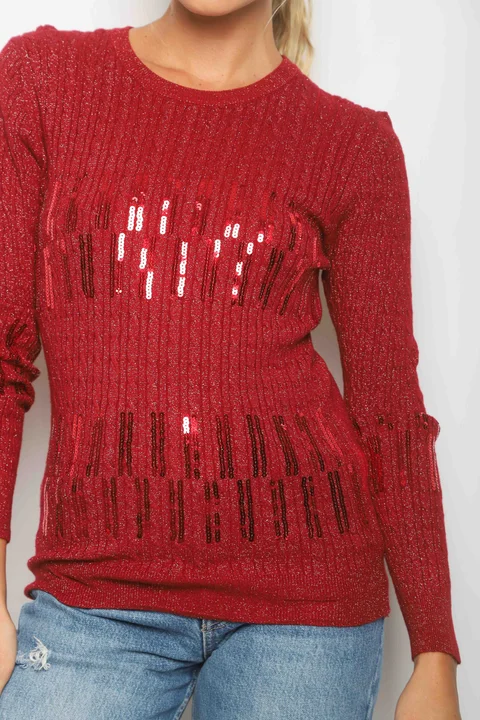 Sweater DINORA Lurex c/ Lentejuelas GU828