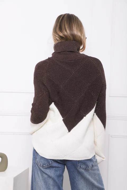 Polera BELAIR Bremer Combinada c/ Lurex GU839