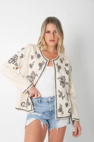 Chaqueta LOREIN Gabardina Bordada GU6004 - Vista 3