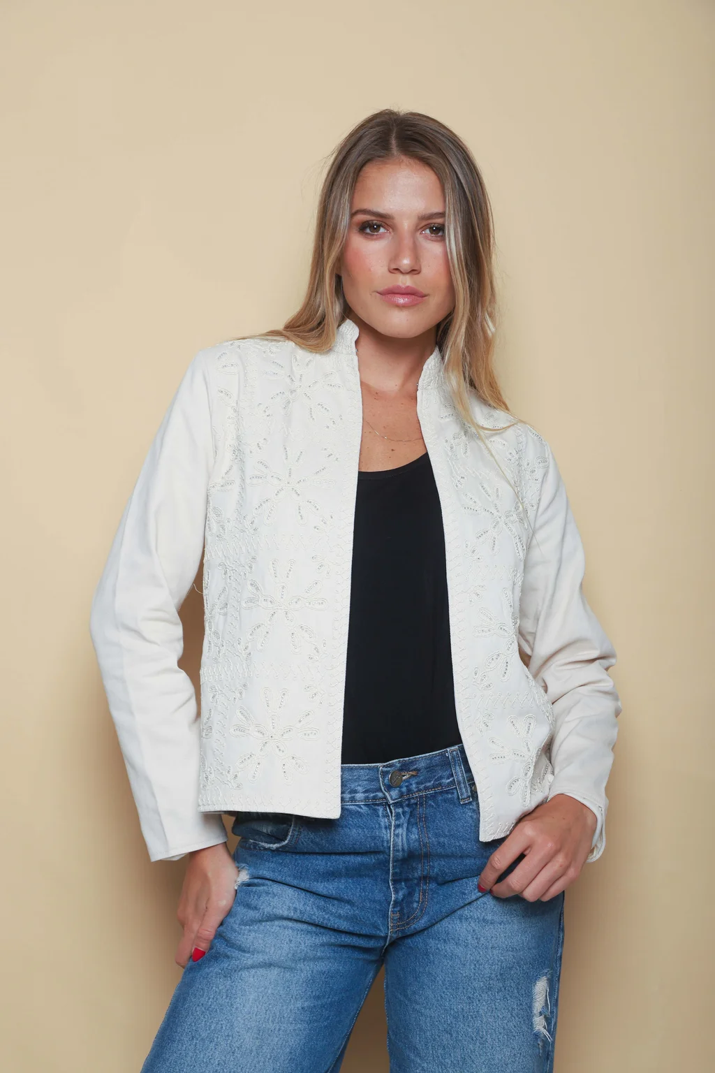 Chaqueta ZAMMA Bordada GU6003