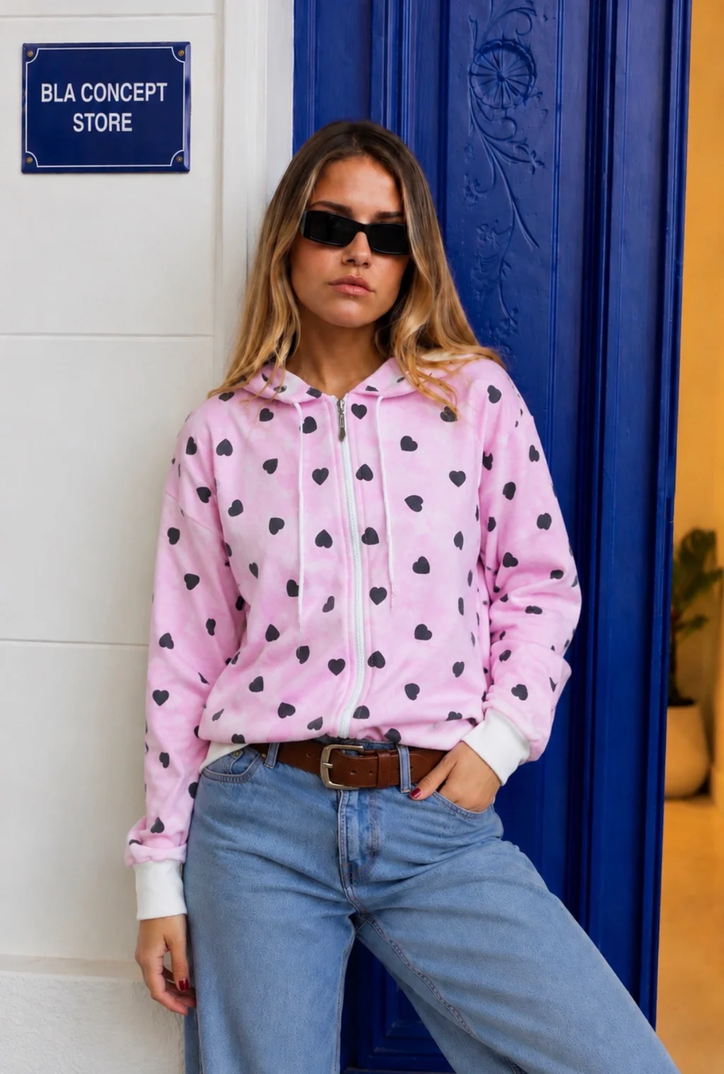 Campera Katy Batik de Algodon Media Estacion