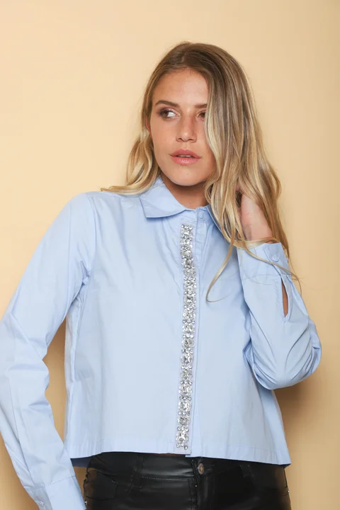Camisa Bijou con Piedras GUK70059