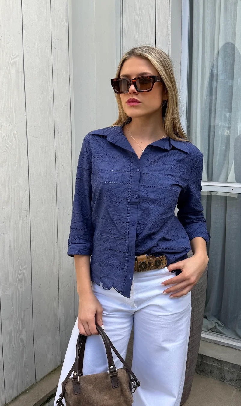 Camisa DARRYL Broderie GUK70287