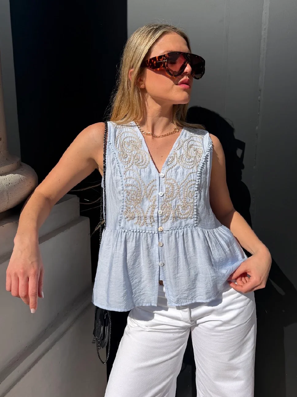 Blusa SUCRE Bordada GUV56