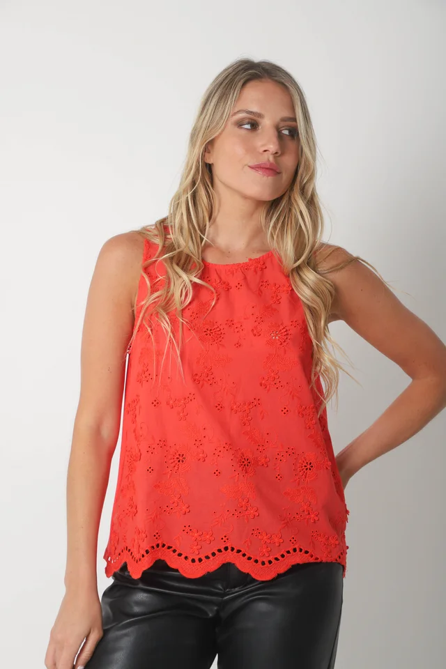 Musculosa KAIA Bordada GU5159