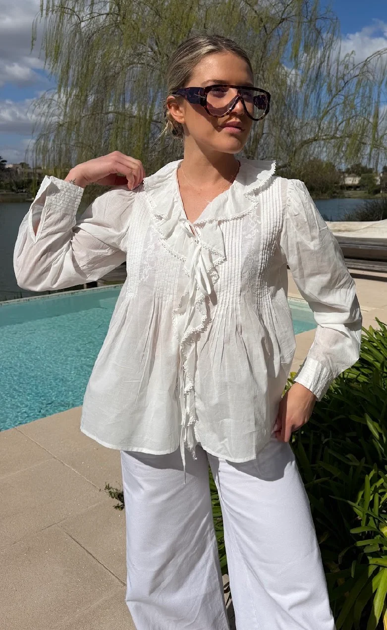 Camisa CARLY Con Volado GU70257