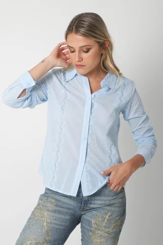 Camisa KAINE Broderie GUK70132 - Vista 2