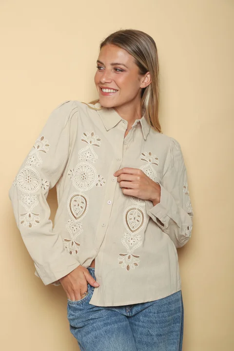 Camisa NERJA Bordada GU0535