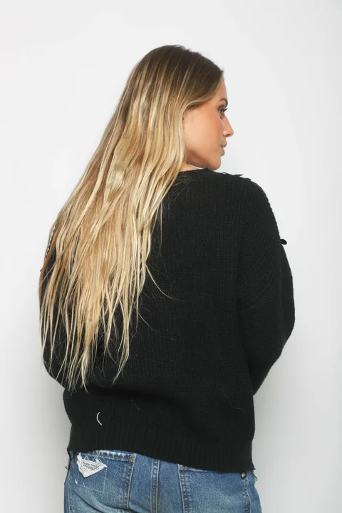 Sweater NIK Tejido c/ Lentejuelas GUL663
