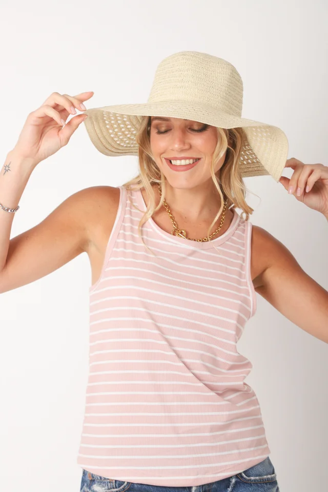 Musculosa RAVE MORLEY RAYADA