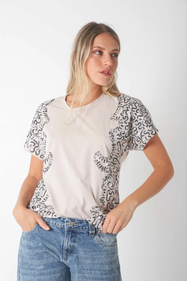 Remera KALSEN C/Lentejuelas GUK70136