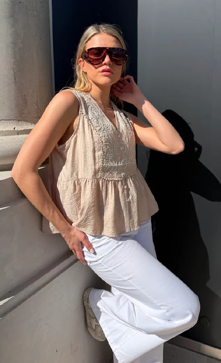Blusa SUCRE Bordada GUV56