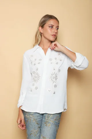 Camisa RONDA Bordada GUK70239 - Vista 3
