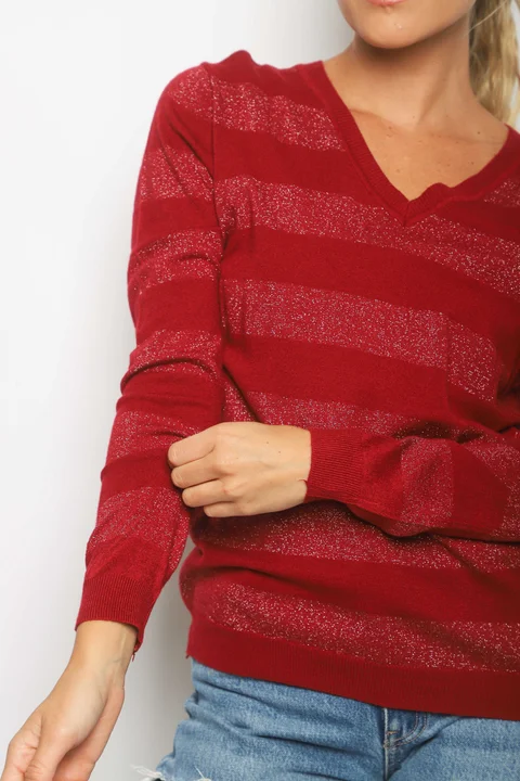 Sweater REGINA Bremer Lurex GUL629