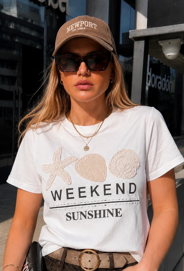 Remera WEEKEND SUNSHINE Bordado GU278761