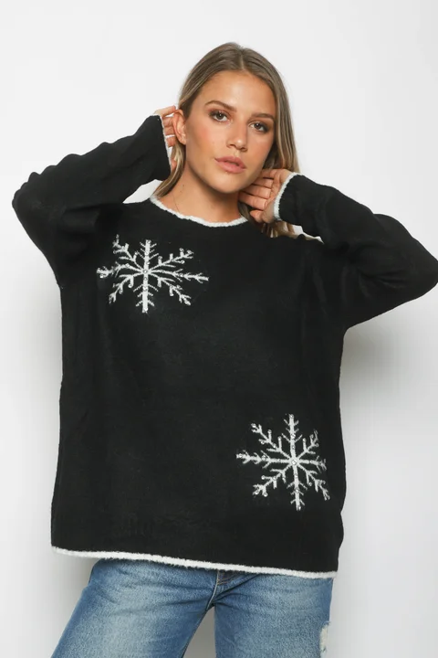 Sweater MARKS Mohair con Piedras GUA138