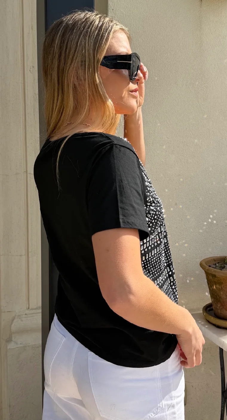 Remera KALESI con Piedras GUJ5209