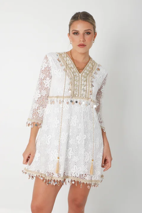 Vestido MARBELLA Encaje GUK4036-1